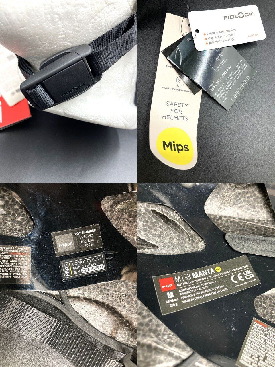 Caschi: MET | Velohelm | Manta Mips | Silber – Usato da Wittenbach venduto da Restwert_St-Gallen 6
