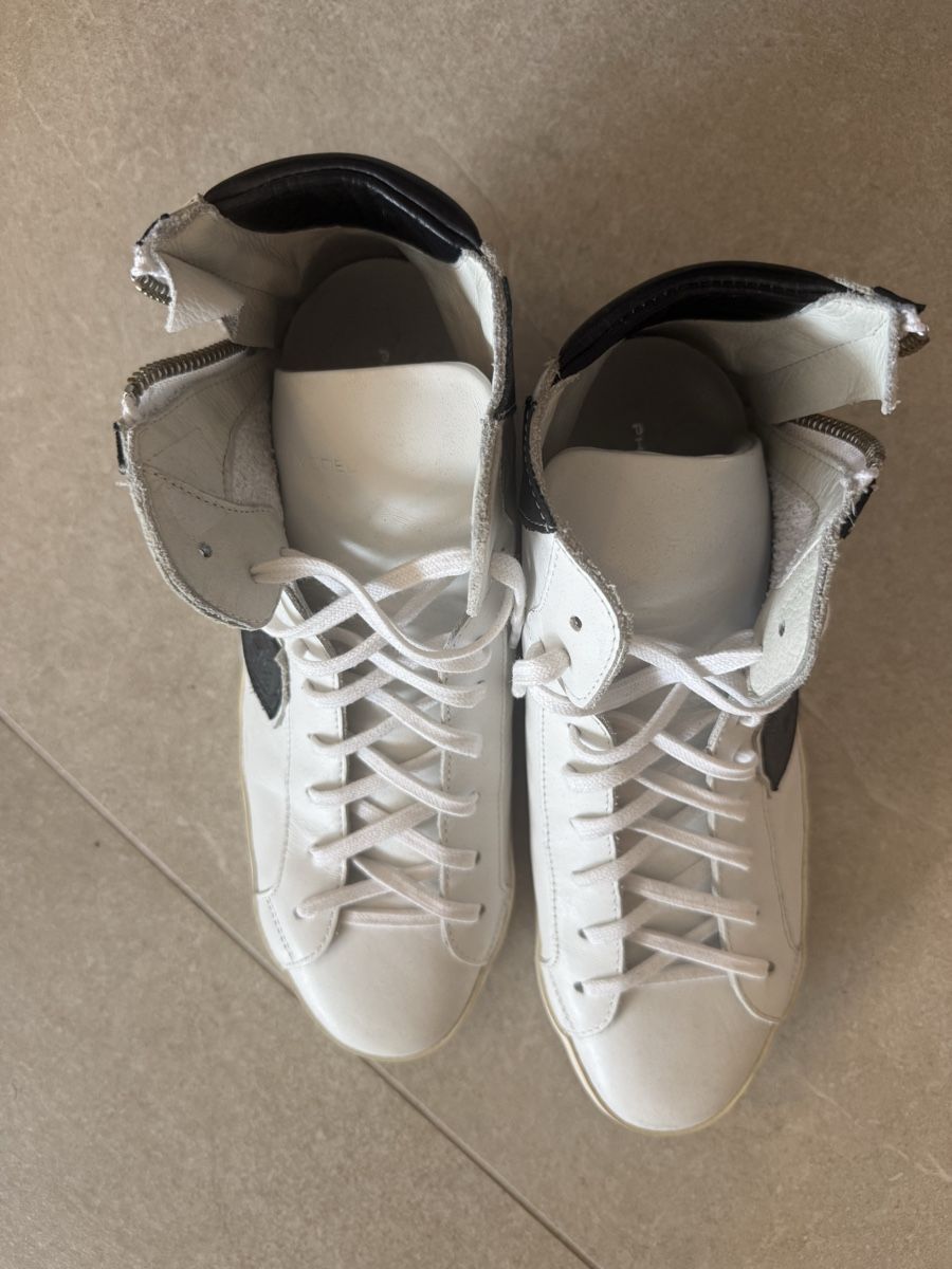Herrenschuhe: Philippe Model High Top Sneaker weiss Grösse 42 – Neu (gemäss Beschreibung) aus Buchs AG von sportworld10 4