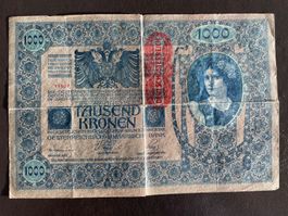1'000 Kronen Note 1902 österreichische ungarische Bank