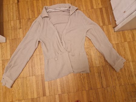 Damenbluse Emporio Armani beige Grösse S 