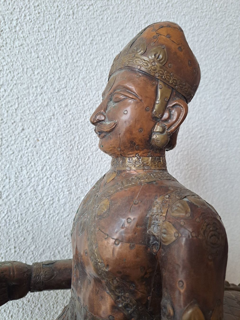 Sculture & Statue: Pferd mit Reiter, indisch – Usato da Willisau venduto da afb123 3