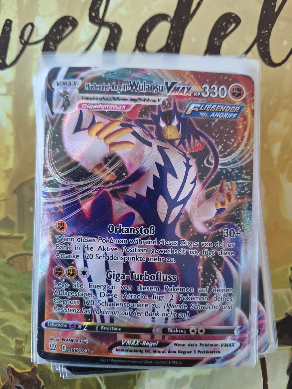 Pokémon Sammelbilder & Trading cards: Wualosu VMax - Pokemon – Gebraucht aus Altstätten SG von GGsGameshop