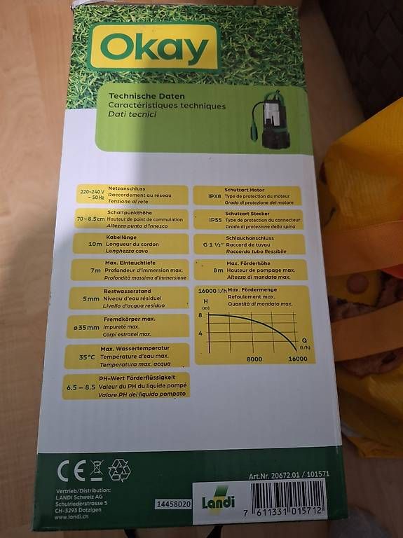 Pumpen & Teile: Pompe à eau – Gebraucht aus Bevaix von pasc28 2