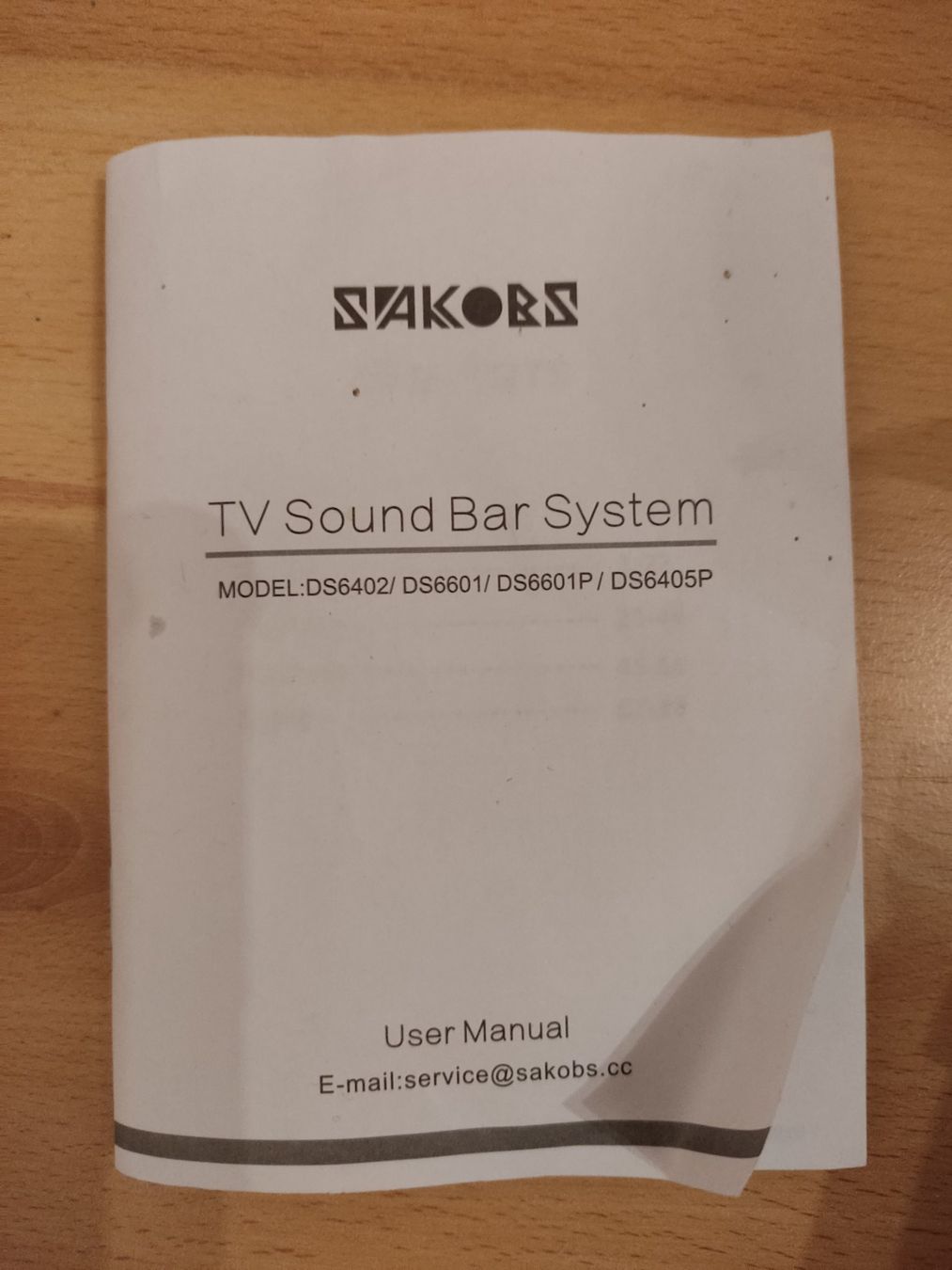 Home Cinema: Soundbar - Sakorn – Usato da Rorschach venduto da Roberto.M 3
