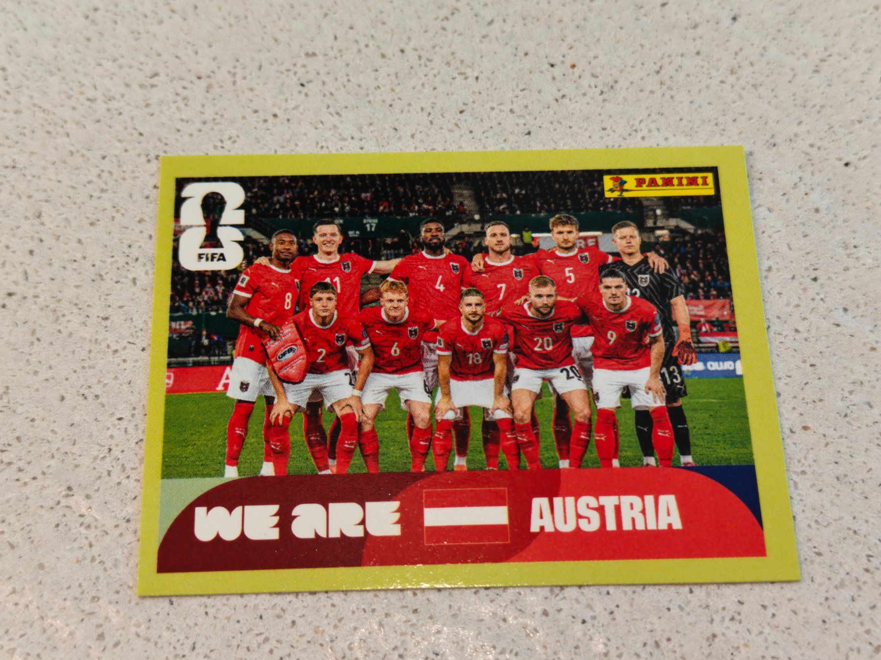 Panini Sammelbilder & Trading cards: Panini Sticker WM 2026: Team AUT 13 – Neu (gemäss Beschreibung) aus Zofingen von Mak2