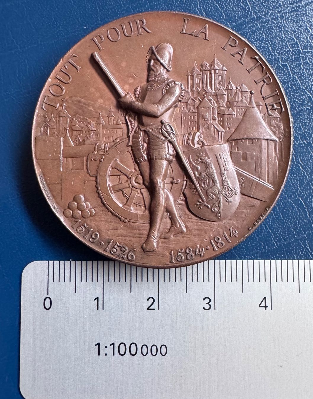 Medaillen: Medaille 1887 Eidgenossenschaft Genf – Gebraucht aus Ebikon von Dmasterx 2