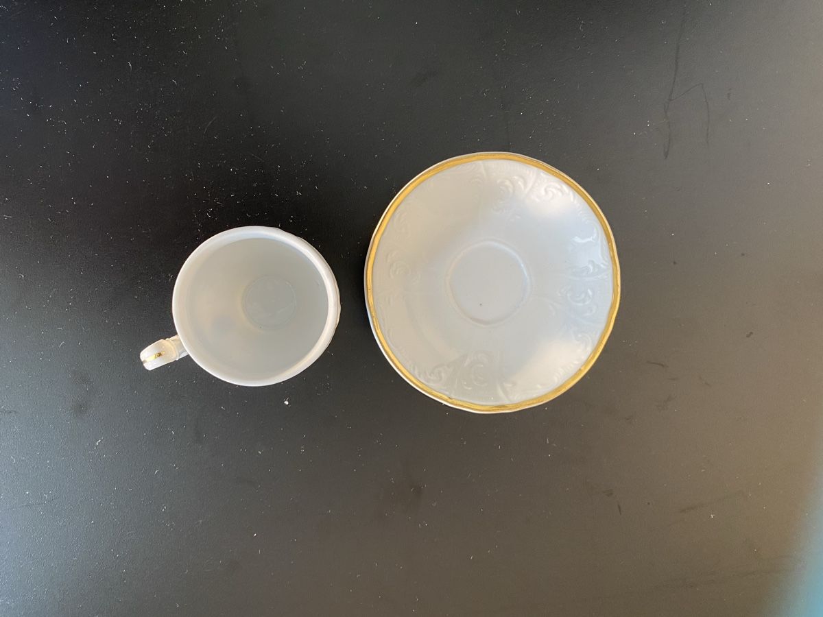 Tassen: 5 Mocca Tassen mit Unterteller, Vintage, 5 Stk. – Gebraucht aus Flawil von sonnengeist 8