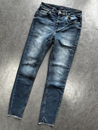 Damen Jeans, Farbe darkblue, Jeans Gr. L 32, modern