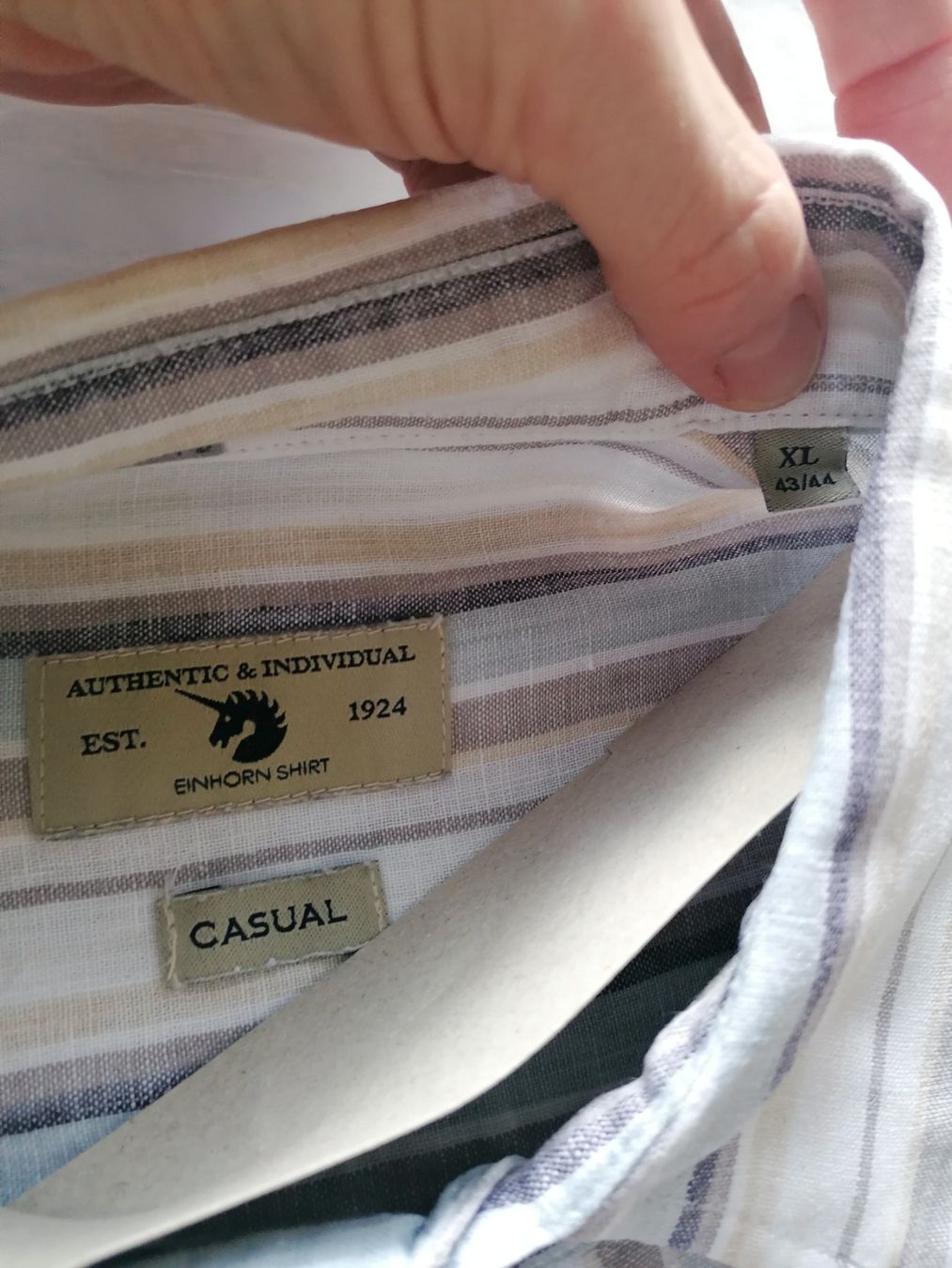 Camicie: Kurzarmhemd Einhorn Gr. XL – Usato da Schönenbuch venduto da sop_n7zd 2