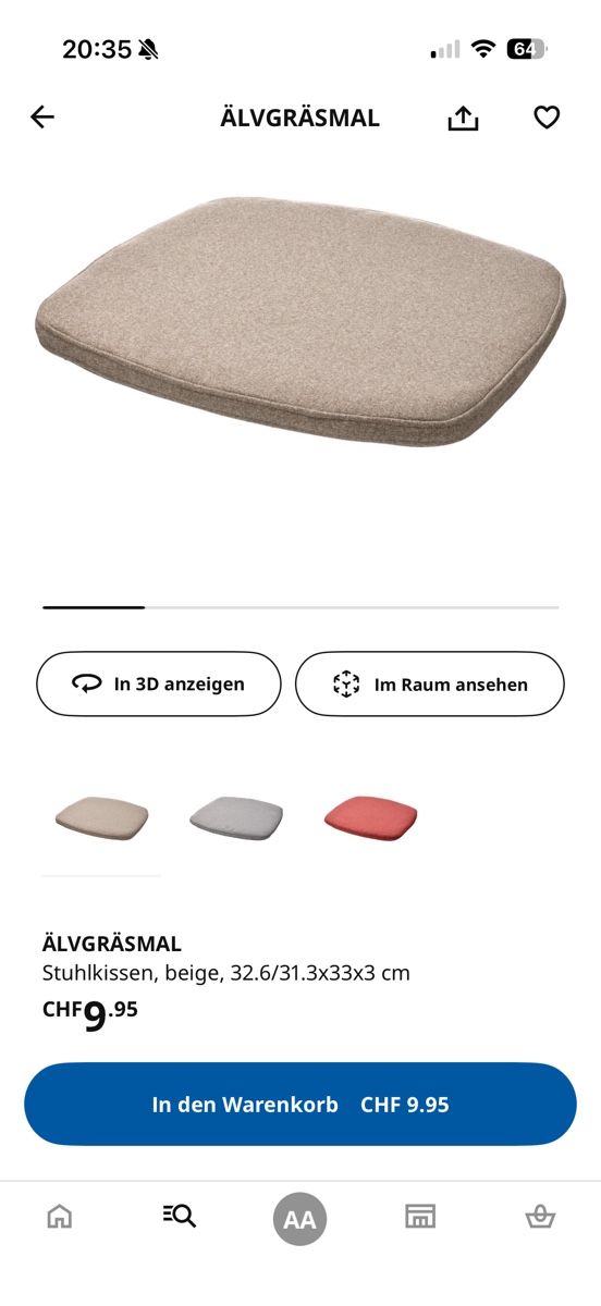 Ikea Stühle: Esszimmerstühle inkl. Kissen – Neu (gemäss Beschreibung) aus Lyss von DeaDiLuna 5