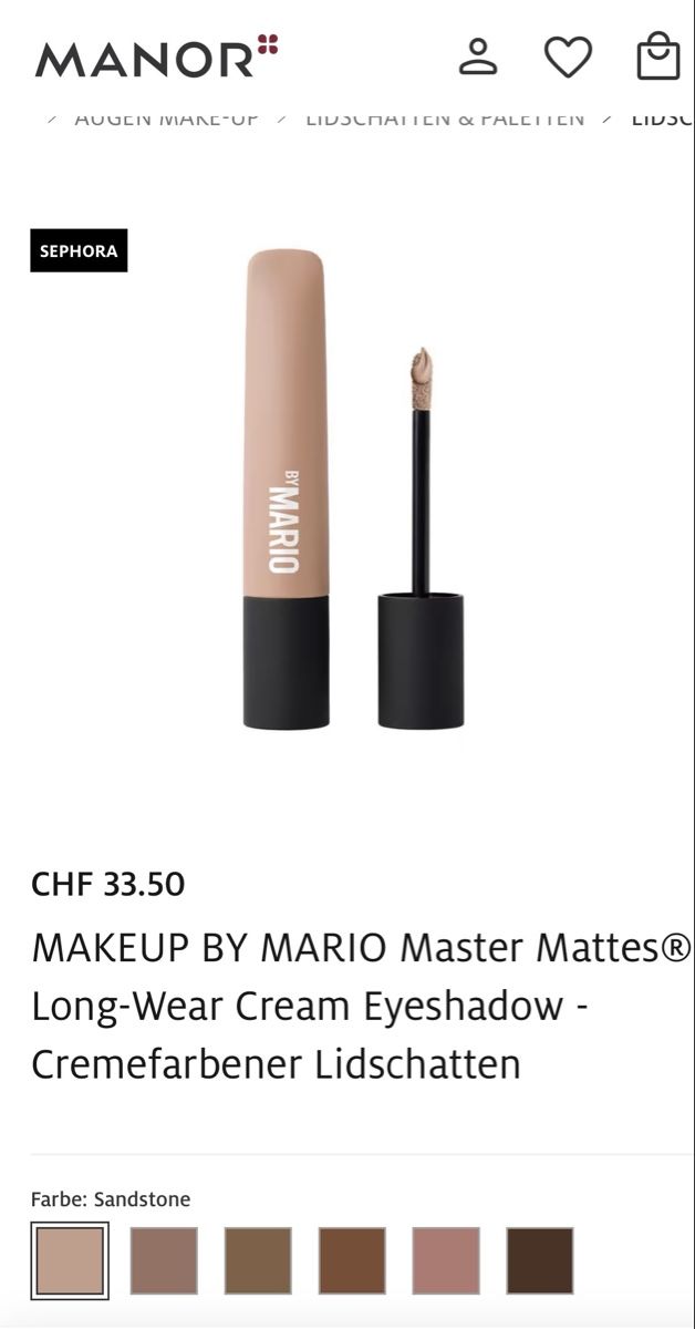 Sephora Make-up: Makeup by Mario Lidschatten Farbe Sandstone – Nuovo (secondo la descrizione) da Baden venduto da Tiffany6878 1