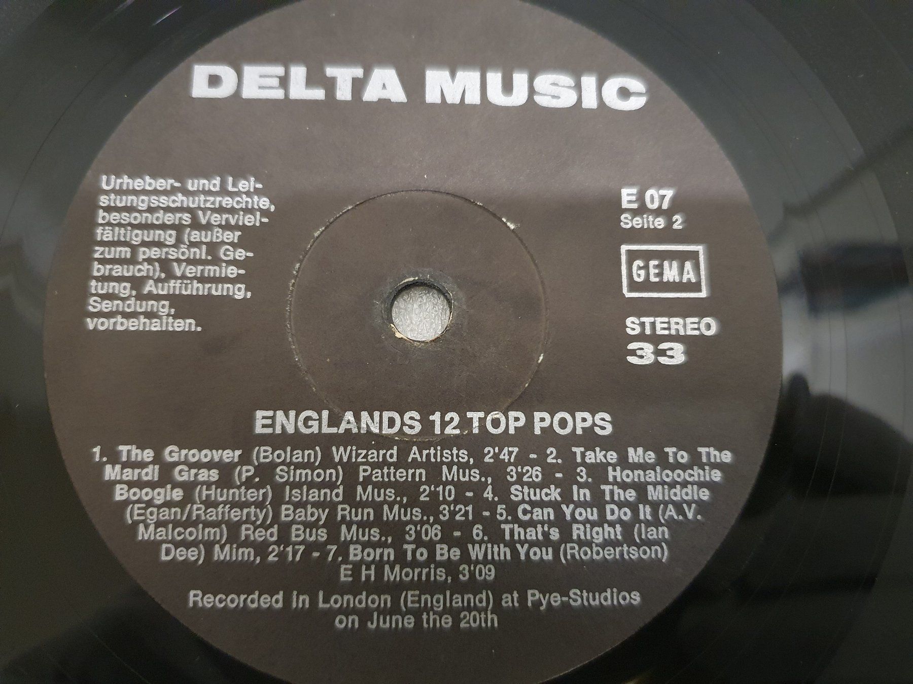 Dischi in vinile: England's 12 Top Pops – Usato da Uster venduto da Vinyl-Leidenschaft 5