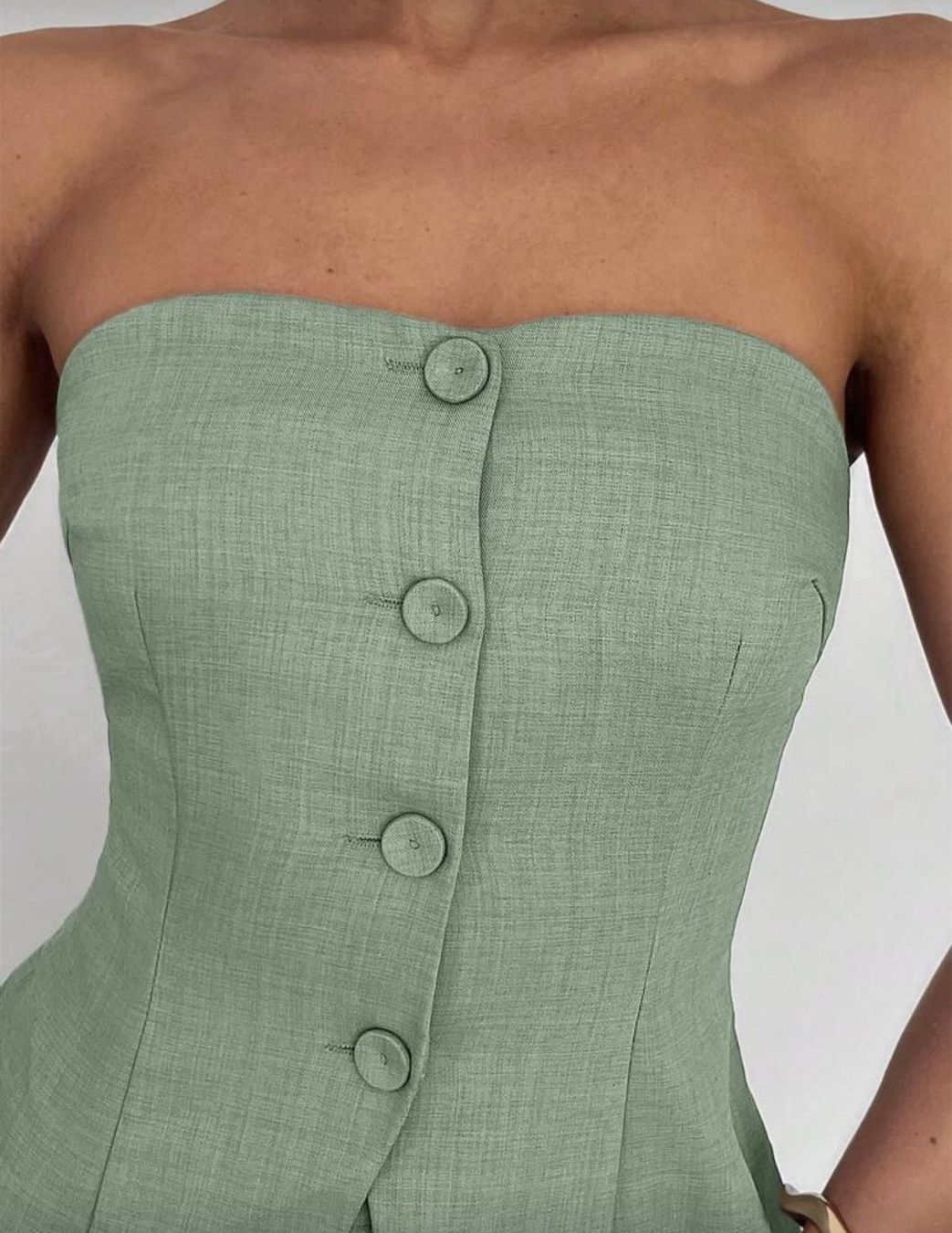 Shein Completi & Tailleur: Ensemble vert/gris chic – Nuovo e nell'imballaggio originale da Montreux venduto da iizaa811 3