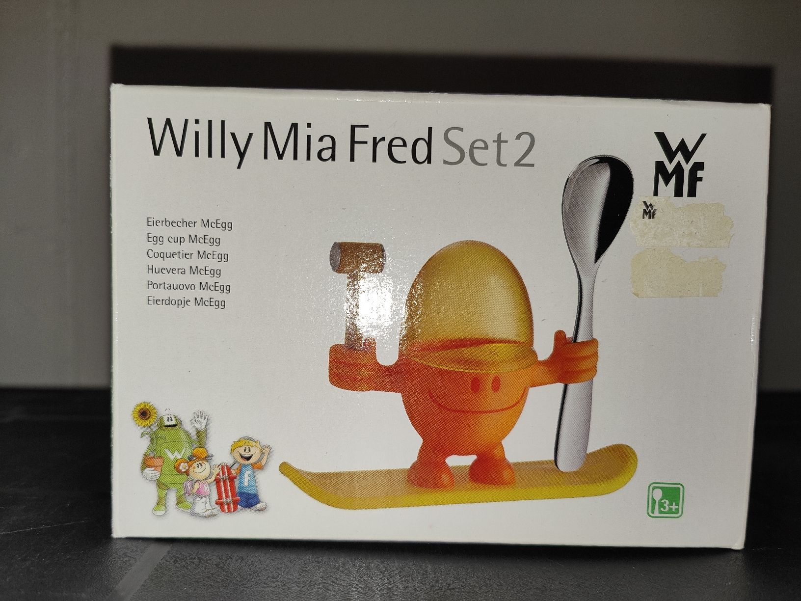 WMF Altre Stoviglie: WMF Willy Mia Fred Set 2, Eierbecher, Snowboard Edition! – Nuovo e nell'imballaggio originale da Niederhasli venduto da 8155irae 1