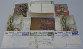 1910-1941, 126 Bundesfeierkarten (FUNDGRUBE !!!) günstig.