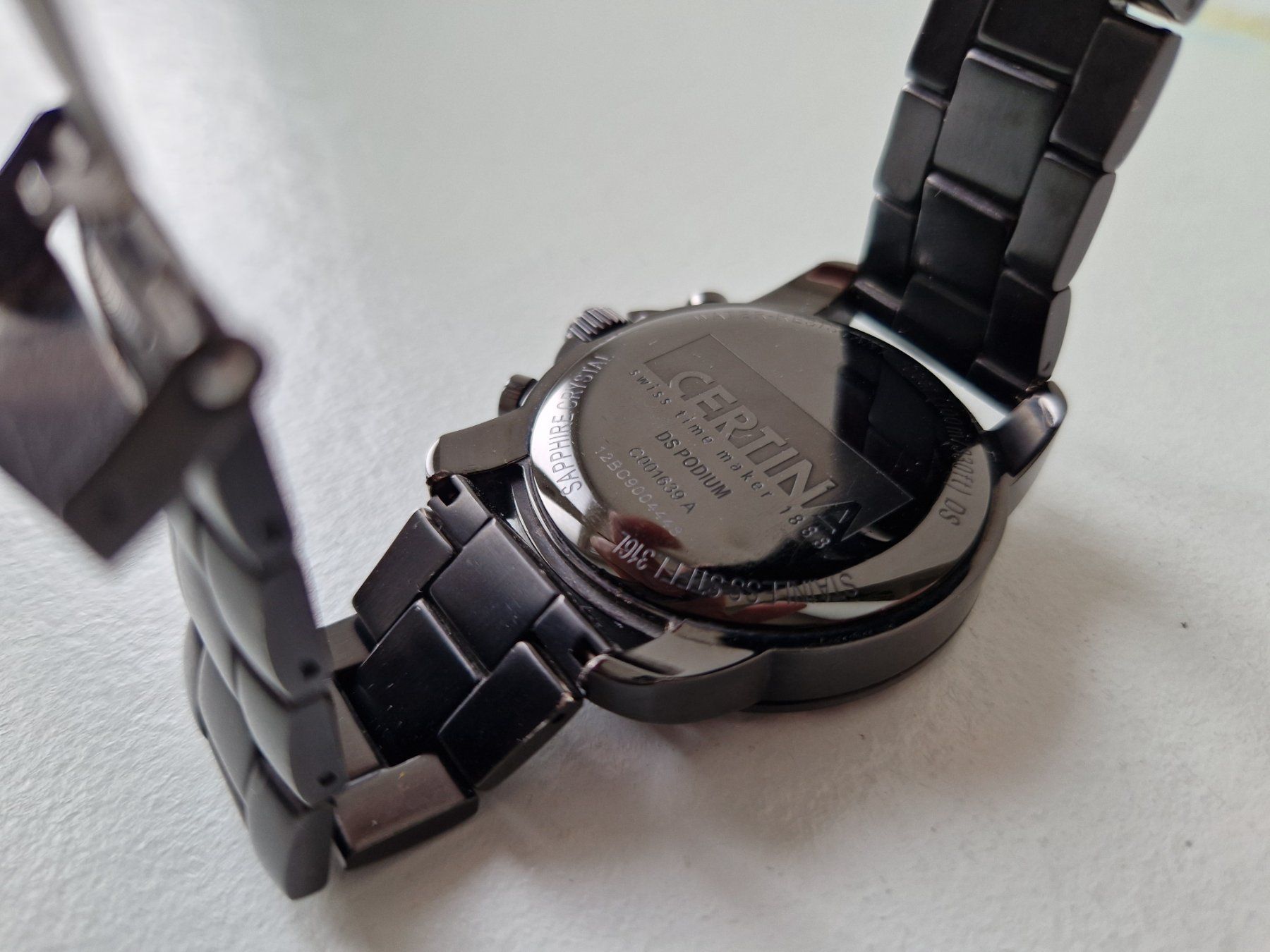Certina Orologi: Certina DS Podium Big Size Chrono GMT – Usato da Baden venduto da ch-m 5