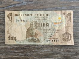Malta 1 Lira 1979 mit Punkt