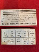 SCHWARTZMANN - Divers Calibres - 8 Roues d'Ancre - Wied No 7