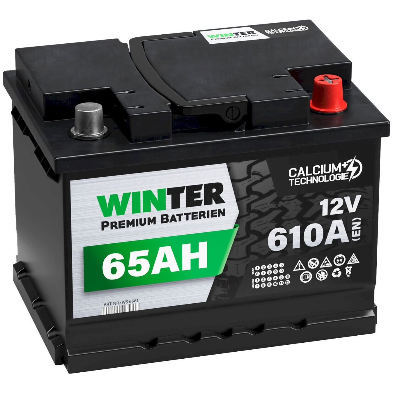 Batterie: WINTER Autobatterie 65Ah 12V – Nuovo e nell'imballaggio originale da Bottighofen venduto da zaap