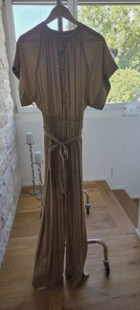 TWINSET Milano Jumpsuit / Hosenanzug Khaki-Beige – Gr. IT 44