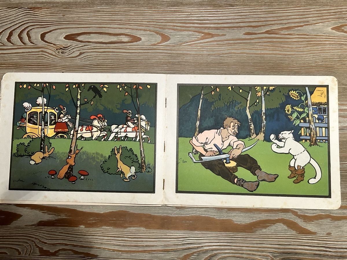 Bücher: Antikes Kinderbuch. Der gestiefelte Kater – Gebraucht aus Düdingen von Reconflo 3
