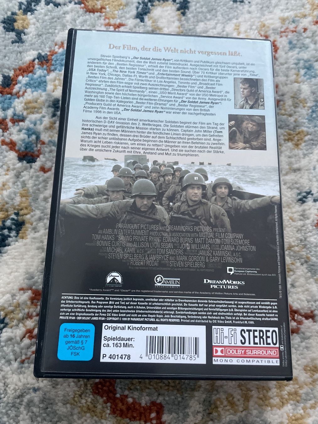 Tutti i VHS: Der Soldat James Ryan – Usato da Sargans venduto da Didis 1