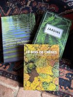 Lot de 3 livres sur les jardins et la nature