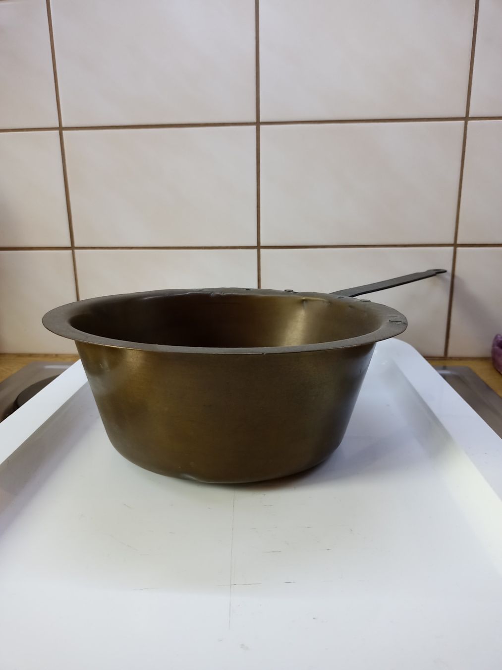 Padelle: Kupferpfanne aus einer Bäckerei – Usato da Basel venduto da B_dj 1