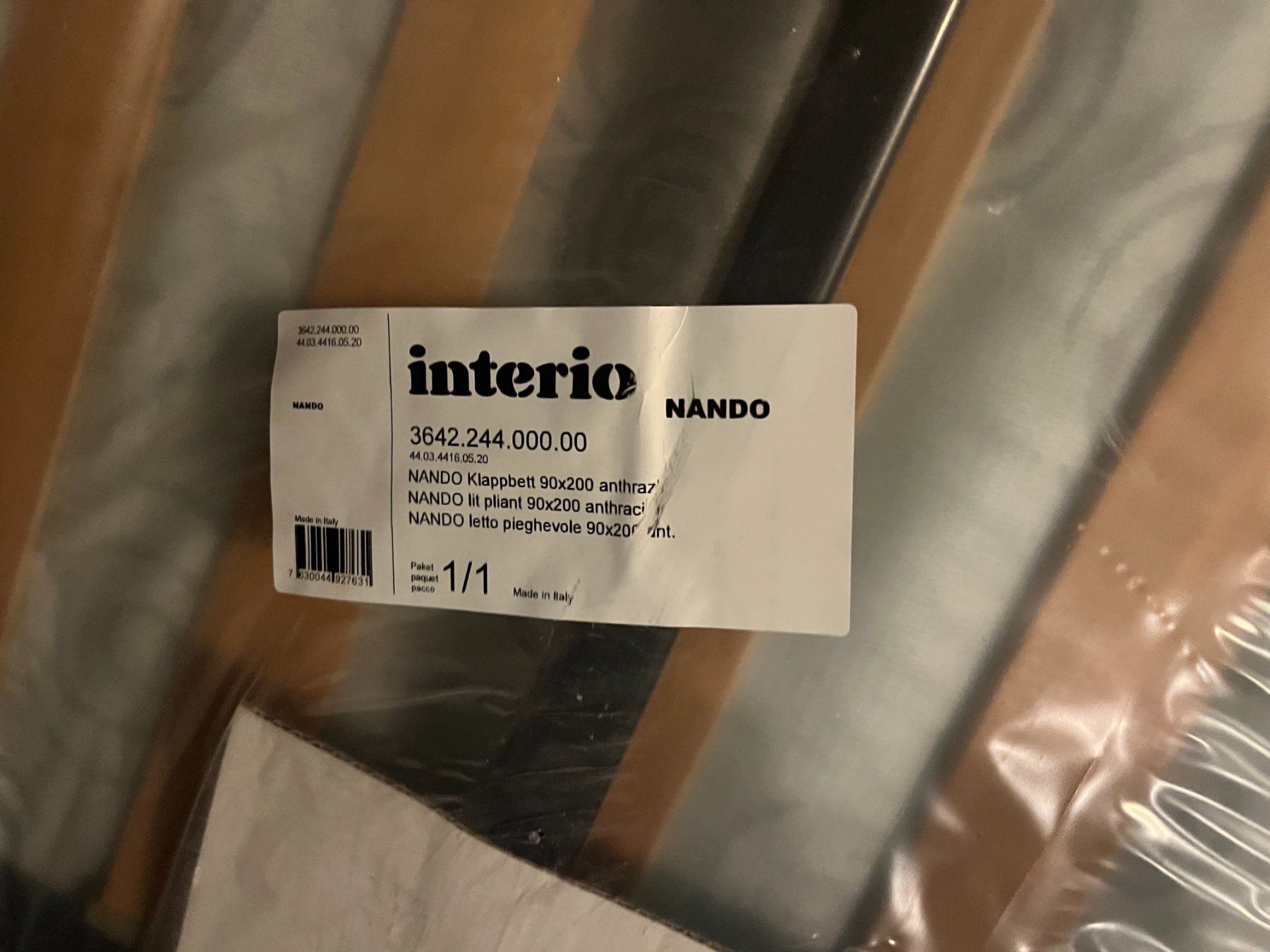 Interio Letti: Lit pliable Intério – Nuovo e nell'imballaggio originale da Verbier venduto da LOUI_S 1