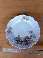 Vintage Zierteller mit Rosenmuster, Wandteller, Top Zustand!