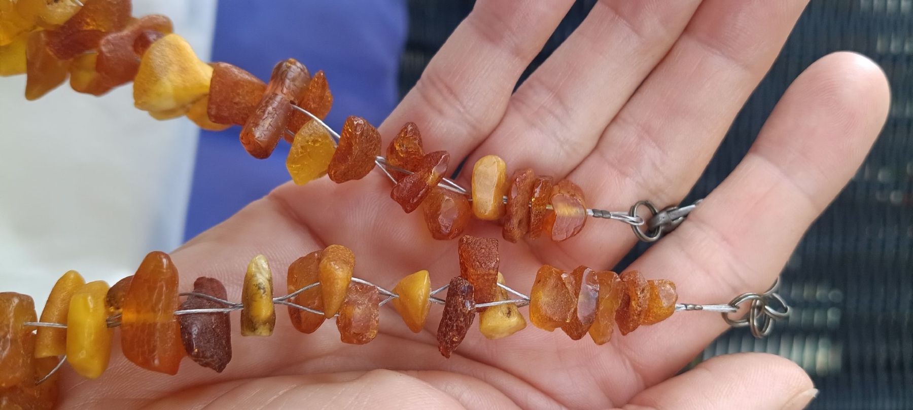 Ketten: Amber necklace irregular chips, not polished – Neu (gemäss Beschreibung) aus Zürich von cat_9cvz 3