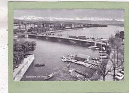 Zürich Quaibrücke und Utoquai