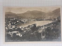 CP AK Lugano Saluti di Lugano Paradiso Standseilbahn Ticino