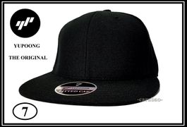 Original YUPOONG Fitted Cap / Schwarz - Gr. S