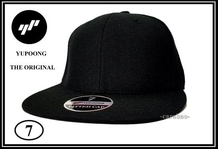 Original YUPOONG Fitted Cap / Schwarz - Gr. S