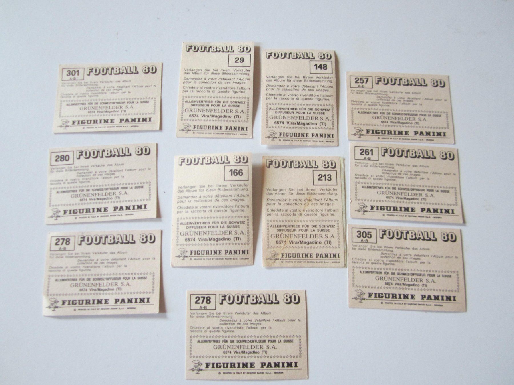 Panini Carte collezionabili: Panini. Championnat Suisse 1980 – Usato da Tramelan venduto da Tors 1
