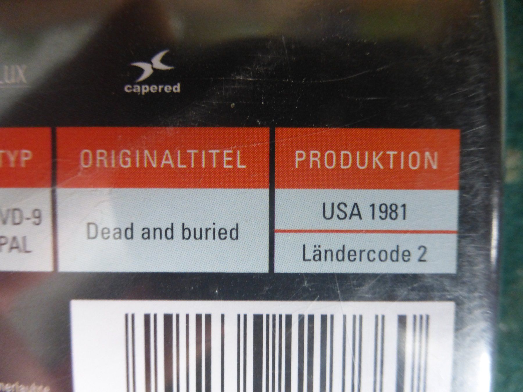 Tutti i DVDs: Dead and buried DVD Horror – Usato da Zumikon venduto da psisound 4