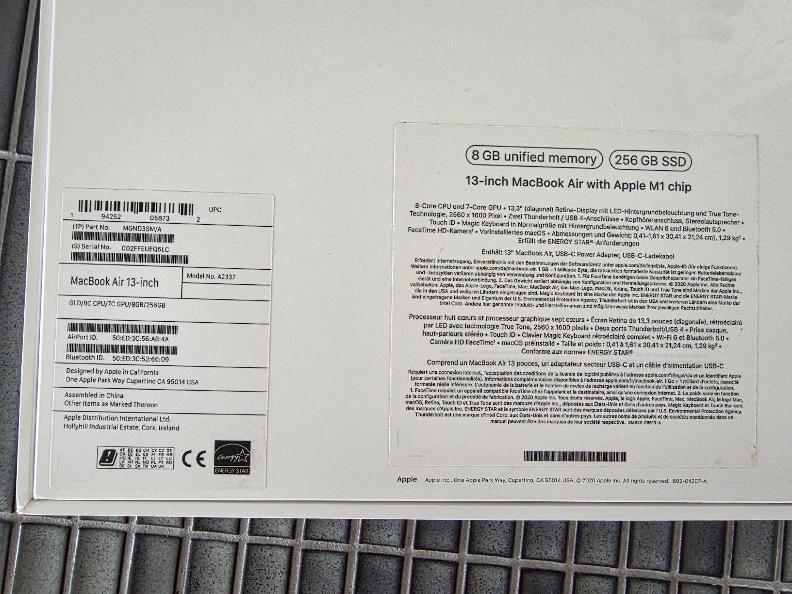 Apple Notebooks: Apple MacBook Air M1 TOP Zustand,  – Gebraucht aus Biberist von Volo28 9