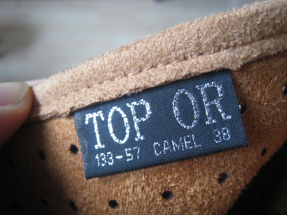 tolle TOP OR Camel Stiefel / Stiefletten Gr. 38 9