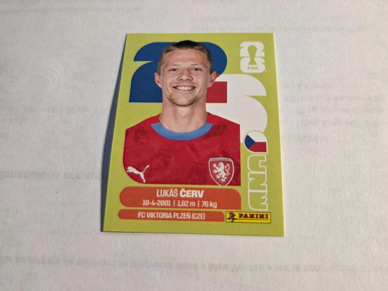 Panini Carte collezionabili: Panini  2026 LUKAS CERV CZE 11 – Nuovo (secondo la descrizione) da Grand-Lancy venduto da Seo67