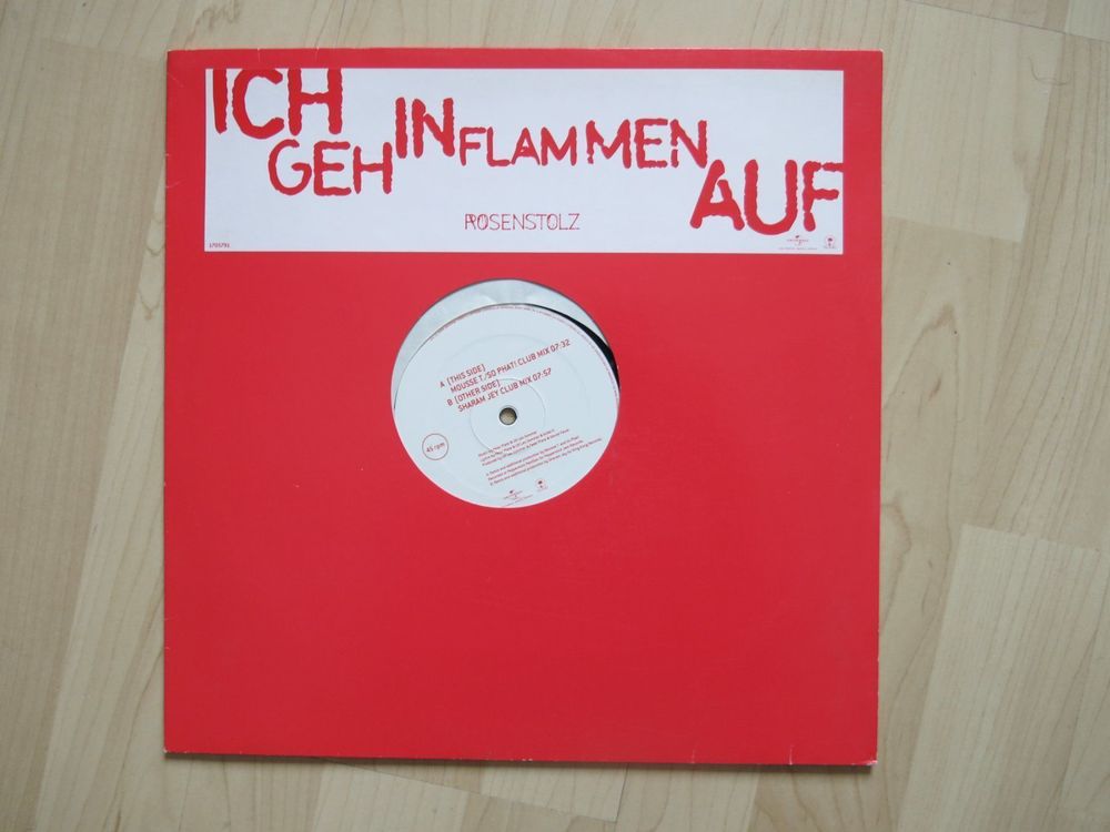 Rosenstolz Ich Geh In Flammen Auf