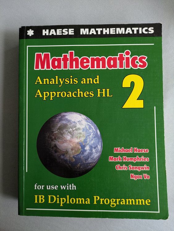 Haese Mathematik Analysis/Approaches HL 2, neuwertig! (Gebraucht) in ...