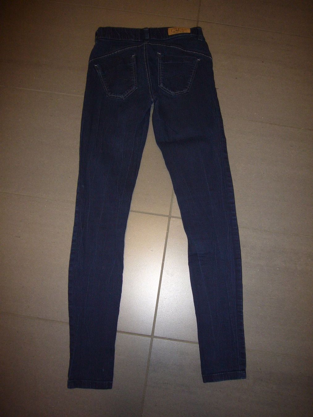 Strümpfe & Strumpfhosen: Jeans- Leggins, Gr.34, dunkelblau – Gebraucht aus Uster von sanura01 2