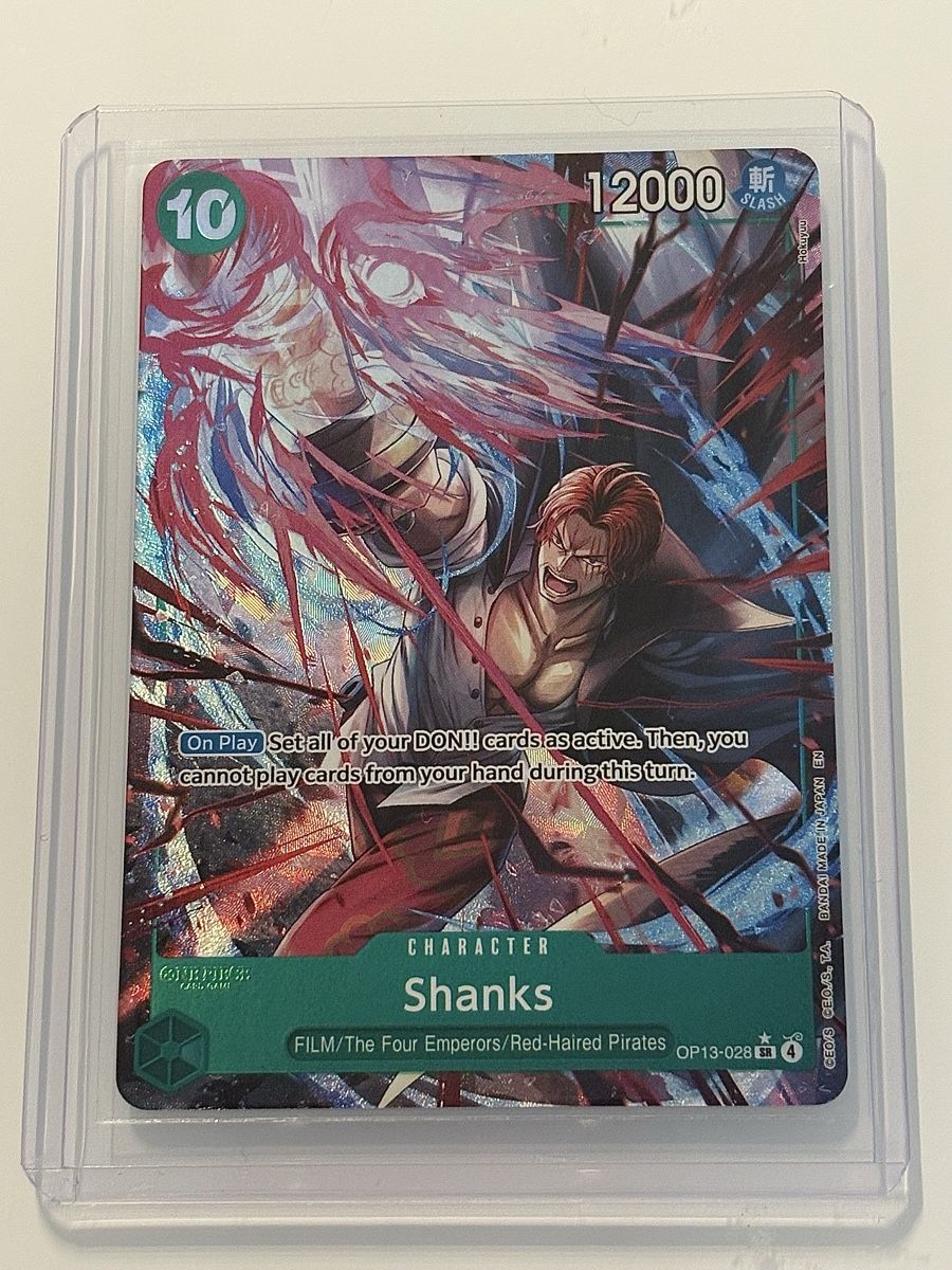Bandai Carte collezionabili: One Piece TCG - Shanks OP13-028 – Nuovo (secondo la descrizione) da Pieterlen venduto da Mira_o7