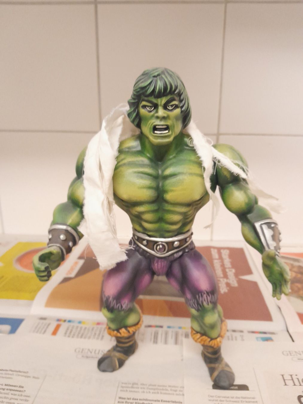 Masters of the Universe Statuette: Masters of the Universe Hulk He-Man – Usato da Rüti ZH venduto da Alemanni 1