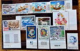 MONACO timbres neufs ** ~1992