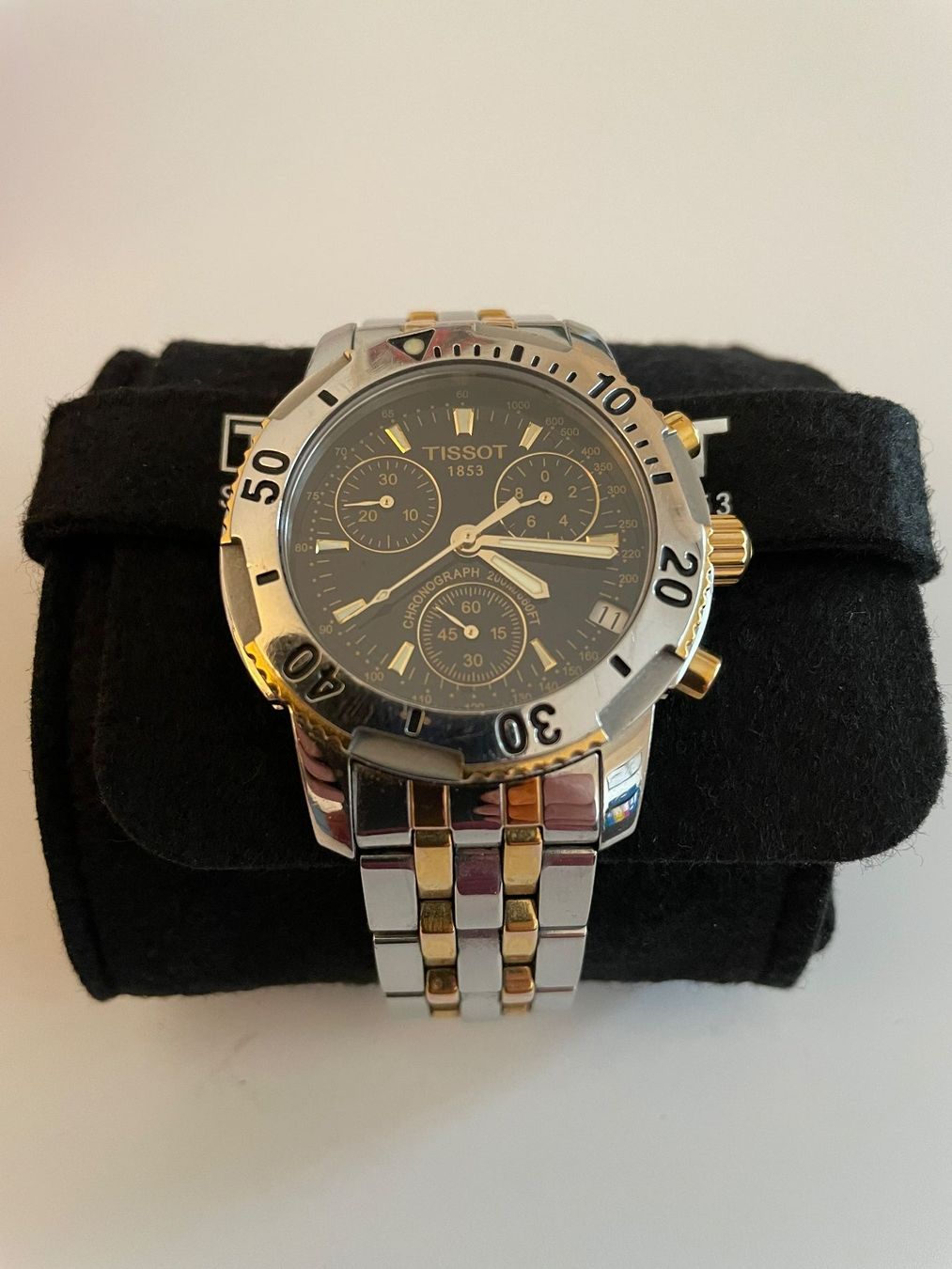 Tissot Orologi: Tissot Chronograph Bicolor Gold/Silber – Usato da Lengnau BE venduto da mar_fcb8 4
