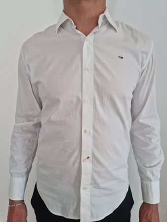 Hilfiger Denim Herren Hemd weiss, Grösse M
