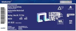 LUZERN LIVE - Live Pass | 2 Tickets