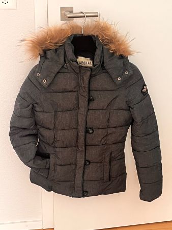Doudoune femme KAPORAL, capuche vraie fourrure, Taille S